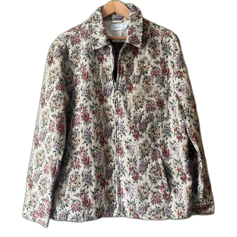 NWT Topman Floral Tapestry Jacket - M